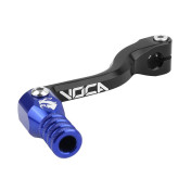 SELECTEUR DE VITESSE VOCA RACING MINARELLI 50 AM6/BETA 50 RR/RIEJU 50 MRT/SHERCO 50 SM-R, SE-R ALU CNC NOIR/BLEU (PLIABLE) 3700948309490