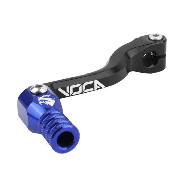 SELECTEUR DE VITESSE VOCA RACING MINARELLI 50 AM6/BETA 50 RR/RIEJU 50 MRT/SHERCO 50 SM-R, SE-R ALU CNC NOIR/BLEU (PLIABLE) 3700948309490
