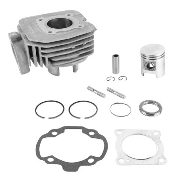 CYLINDRE SCOOT ADAPTABLE PEUGEOT 50 KISBEE 2018> 2T INJECTION ALU TRAITEMENT CERAMIQUE (DIAM 39 mm - AXE DE PISTON 13 mm) -P2R- 3700948310861
