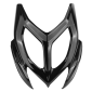 FRONT FAIRING FOR SCOOT MBK 50 NITRO 2013>/YAMAHA 50 AEROX 2013> GLOSS BLACK (UPPER PART )- SELECTION P2R 7421082059787
