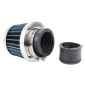 FILTRE A AIR AVOC KN SMALL FD CHROME/BLEU FIXATION DROITE DIAM 44/35/28 3700948310830