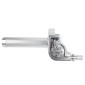 POIGNEE DE GAZ 50 A BOITE TIRAGE RAPIDE 30° ALU CNC ARGENT -REPLAY- 3700948311189