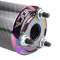 SILENCIEUX 50 A BOITE VOCA EVO BESTIA RD30400 CARBONE EMBOUT ANODISE NEO-CHROME POUR ROOKIE, CHROMED, SCR, MK, BARIKIT 3667385002783