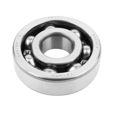 BEARING FOR CRANKSHAFT 6303 (17x47x14) TPI STEEL CASE C3 FOR MINARELLI 50 AM6/MBK 50 X-POWER, X-LIMIT/YAMAHA 50 TZR, DTR, TZR/BETA 50 RR/PEUGEOT 50 XPS/APRILIA 50 RS/RIEJU 50 RS1(SOLD PER UNIT) 3701213410309