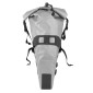 SACOCHE DE SELLE VELO NEWTON POUR 16L GRIS ETANCHE FIXATION VELCRO ( L 60cm x l 15cm x 16cm) CHARGE MAXI 5kgs 3700948306956