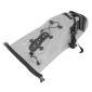 SACOCHE DE SELLE VELO NEWTON POUR 16L GRIS ETANCHE FIXATION VELCRO ( L 60cm x l 15cm x 16cm) CHARGE MAXI 5kgs 3700948306956