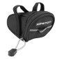 SACOCHE DE SELLE VELO NEWTON POUR 0.9L NOIR FIXATION VELCRO ( L 135cm x l 95cm x 80cm) 3700948306970