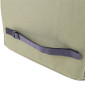 SACOCHE ARRIERE VELO DOUBLE NEWTON VERT 22L FIXATION SANGLES SUR PORTE BAGAGE (35x12x27cm) FERMETURE PLIANT ANTI-PLUIE 3700948307007