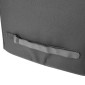 SACOCHE ARRIERE VELO DOUBLE NEWTON NOIR 22L FIXATION SANGLES SUR PORTE BAGAGE (35x12x27cm) FERMETURE PLIANT ANTI-PLUIE 3700948307014