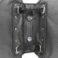 SACOCHE ARRIERE VELO DOUBLE NEWTON NOIR EFFET CARBONE 25L FIXATION SANGLES VELCRO SUR PORTE BAGAGE (56x30x15cm) FERMETURE PLIANT ANTI-PLUIE 3700948307021