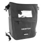 SACOCHE DE CINTRE/GUIDON VELO NEWTON 7.6L NOIR FIXATION CLIP (28X13x21cm) AVEC PORTE CARTE 3700948307038