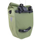 SACOCHE ARRIERE VELO LATERALE SAC BANDOULIERE NEWTON VERT D'EAU DROIT/GAUCHE 21L FIXATION QUICK LOCK POUR PORTE BAGAGE AVEC SYSTEME ANTIVOL 3700948307045