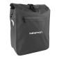 SACOCHE ARRIERE VELO LATERALE SAC BANDOULIERE NEWTON NOIR DROIT/GAUCHE 20L FIXATION A CROCHET ET VELCRO POUR PORTE BAGAGE 3700948307052