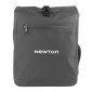 SACOCHE ARRIERE VELO LATERALE SAC BANDOULIERE NEWTON NOIR DROIT/GAUCHE 20L FIXATION A CROCHET ET VELCRO POUR PORTE BAGAGE 3700948307052