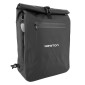 SACOCHE ARRIERE VELO LATERALE SAC A DOS NEWTON NOIR DROIT/GAUCHE 18L FIXATION QUICK LOCK ET VELCRO POUR PORTE BAGAGE AVEC SYSTEME ANTIVOL (27x14x49cm) 3700948307076