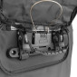 SACOCHE ARRIERE VELO LATERALE SAC A DOS NEWTON NOIR DROIT/GAUCHE 18L FIXATION QUICK LOCK ET VELCRO POUR PORTE BAGAGE AVEC SYSTEME ANTIVOL (27x14x49cm) 3700948307076