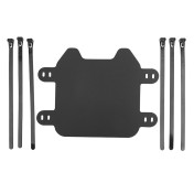 PLAQUE NUMERO/TETE DE FOURCHE MOTO AV ADAPTABLE SUR RON LIGHT BEE NOIR -P2R- 3667385000475