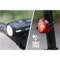 ECLAIRAGE VELO USB KIT SIGMA AURA MICRO SET (AUTONOMIE 6H MODE STANDARD ET 21H MODE ECO) NOIR - HOMOLOGUE - ADAPTE L'ECLAIRAGE EN FONCTION DE LA LUMINOSITE 4016224174607