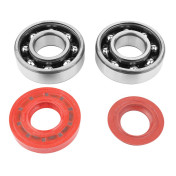 BEARING FOR CRANKSHAFT+SEALS FOR SCOOT P2R RACING FOR MBK 50 BOOSTER, NITRO/YAMAHA 50 BWS, AEROX/APRILIA 50 SR/CPI 50 ARAGON/GENERIC 50 IDEO/KEEWAY 50 FOCUS (KIT 6204 FAG POLYAMIDE) 3701213409488