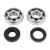BEARING FOR CRANKSHAFT+SEALS FOR 50cc MOTORBIKE MINARELLI AM6/MBK 50 X-POWER/YAMAHA 50 TZR/PEUGEOT 50 XPS, XR6/RIEJU 50 RS1, SMX/BETA 50 RR (KIT 6303 SKF C4/ NITRILE SEAL) 3701213418985