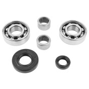 BEARINGS+NEEDLE BEARINGS FOR GEARBOX -SKF - FOR DERBI 50 SENDA (2x6203 C4 + 2 x HK1412 + 2 SPI 12x20x5 / 17x35x7) 3701213419692