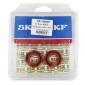 BEARING FOR CRANKSHAFT+SEALS FOR 50CC MOTORBIKE P2R FOR DERBI 50 SENDA, GPR/GILERA 50 SMT, RCR (ENGINE EURO 2 + EURO 3) (KIT 6204 SKF STEEL C4/RACING RED SEAL) 3701213422746