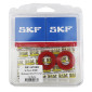 BEARING FOR CRANKSHAFT+SEALS FOR 50CC MOTORBIKE P2R FOR DERBI 50 SENDA, GPR/GILERA 50 SMT, RCR (ENGINE EURO 2 + EURO 3) (KIT 6204 SKF POLYAMID C4/RACING RED SEAL) 3701213422753