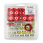BEARING FOR CRANKSHAFT+SEALS FOR SCOOT P2R FOR PEUGEOT 50 LUDIX, SPEEDFIGHT 3, JET FORCE, KISBEE/DJANGO 2STROKE (KIT 6204 FAG STEEL C3/RED RACING SEAL) 3701213422777