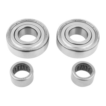 ROULEMENT BOITE DE VITESSES + CAGE AIGUILLES 50 A BOITE SKF ADAPTABLE DERBI 50 SENDA (2x6203 C4 + 2 x HK1412 + 2 SPI 12x20x5 / 17x35x7) (TOUT EN SKF) -SELECTION P2R- 3700948306451