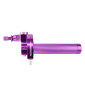 POIGNEE DE GAZ 50 A BOITE TIRAGE RAPIDE 30° ALU CNC VIOLET -REPLAY- 3700948311172