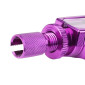 POIGNEE DE GAZ 50 A BOITE TIRAGE RAPIDE 30° ALU CNC VIOLET -REPLAY- 3700948311172