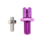 POIGNEE DE GAZ 50 A BOITE TIRAGE RAPIDE 30° ALU CNC VIOLET -REPLAY- 3700948311172