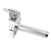 POIGNEE DE GAZ 50 A BOITE TIRAGE RAPIDE 30° ALU CNC ARGENT -REPLAY- 3700948311189