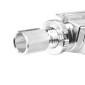 POIGNEE DE GAZ 50 A BOITE TIRAGE RAPIDE 30° ALU CNC ARGENT -REPLAY- 3700948311189