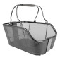 PANIER ARRIERE ACIER NID ABEILLE BASIL CENTO TECH FIBRE NOIR SYSTEME MIK 2.0 SUR PORTE BAGAGE IDEAL POUR E-BIKE/VAE (L39xl24xH15cm) AVEC ECLAIRAGE LED (COMPATIBLE AVEC 211726 INCLUS) 8715019113024