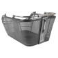 PANIER ARRIERE ACIER NID ABEILLE BASIL CENTO TECH FIBRE NOIR SYSTEME MIK 2.0 SUR PORTE BAGAGE IDEAL POUR E-BIKE/VAE (L39xl24xH15cm) AVEC ECLAIRAGE LED (COMPATIBLE AVEC 211726 INCLUS) 8715019113024