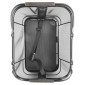 PANIER ARRIERE ACIER NID ABEILLE BASIL CENTO TECH FIBRE NOIR SYSTEME MIK 2.0 SUR PORTE BAGAGE IDEAL POUR E-BIKE/VAE (L39xl24xH15cm) AVEC ECLAIRAGE LED (COMPATIBLE AVEC 211726 INCLUS) 8715019113024