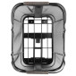 PANIER ARRIERE ACIER NID ABEILLE BASIL CENTO TECH FIBRE NOIR SYSTEME MIK 2.0 SUR PORTE BAGAGE IDEAL POUR E-BIKE/VAE (L39xl24xH15cm) AVEC ECLAIRAGE LED (COMPATIBLE AVEC 211726 INCLUS) 8715019113024