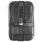 PANIER ARRIERE ACIER NID ABEILLE BASIL CENTO TECH FIBRE NOIR SYSTEME MIK 2.0 SUR PORTE BAGAGE IDEAL POUR E-BIKE/VAE (L39xl24xH15cm) AVEC ECLAIRAGE LED (COMPATIBLE AVEC 211726 INCLUS) 8715019113024