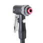 POMPE A PIED MICHELIN AIR TANK TUBELESS ACIER NOIR AVEC COMPRESSEUR ET MANOMETRE 18BARS RACCORD SWITCH VP/VS 3299738045439