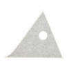 AUTOCOLLANT/STICKER/DECOR DE CARENAGE LATERAL DROIT TRIANGLE ORIGINE APRILIA 660 RS 2020>APEX BLACK -2H003994-