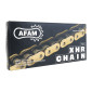 CHAINE MOTO AFAM 525 108 MAILLONS XS-RING HYPER RENFORCEE OR (A525XHR3-G 108L) 5414837140498