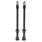 VALVE DE PNEU TUBELESS PRESTA MICHELIN COLORI NOIR 100mm 4 TROUS POUR DIFFUSION PREVENTIF AVEC DEMONTE OBUS (VENDU A LA PAIRE) 3299738045224