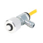 ROBINET ESSENCE UNIVERSEL M10 DURITE 8 mm SCOOTER/MOTO/CYCLO/MOTOCULTURE (SORTIE ESSENCE COTE) -P2R- 3667385005036