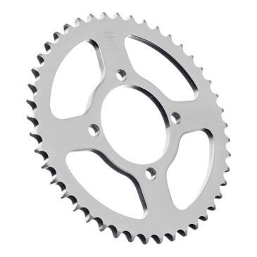 COURONNE MOTO ADAPTABLE YAMAHA 125 YBR 2006>2016 428 45 DTS ACIER GRIS (DIAM 64/80/8.5) -JT SPROCKETS- 0824225308594
