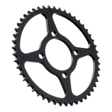 COURONNE MOTO ADAPTABLE SUZUKI 125 RV VAN VAN 2007>2018 428 49 DTS ACIER NOIR (DIAM 64/84/10.5) -JT SPROCKETS- 0824225311525