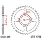 COURONNE MOTO ADAPTABLE SUZUKI 125 RV VAN VAN 2007>2018 428 49 DTS ACIER NOIR (DIAM 64/84/10.5) -JT SPROCKETS- 0824225311525