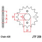 PIGNON MOTO ADAPTABLE HONDA 125 CM CUSTOM 1983>1999 428 15 DTS -JT SPROCKETS- 0824225201543