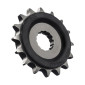 PIGNON MOTO ADAPTABLE KAWAZAKI 125 Z125 2019> 428 16 DTS RB RUBBER (RENFORT CAOUTCHOUC - ANTI BRUIT) -JT SPROCKETS- 0824225209501