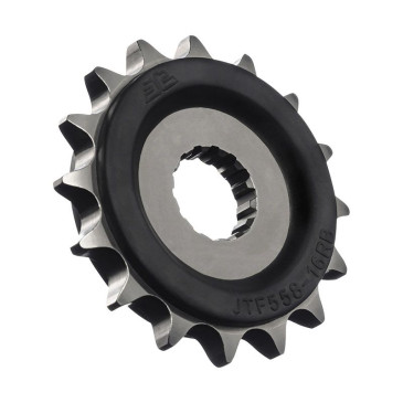 PIGNON MOTO ADAPTABLE KAWAZAKI 125 Z125 2019> 428 16 DTS RB RUBBER (RENFORT CAOUTCHOUC - ANTI BRUIT) -JT SPROCKETS- 0824225209501